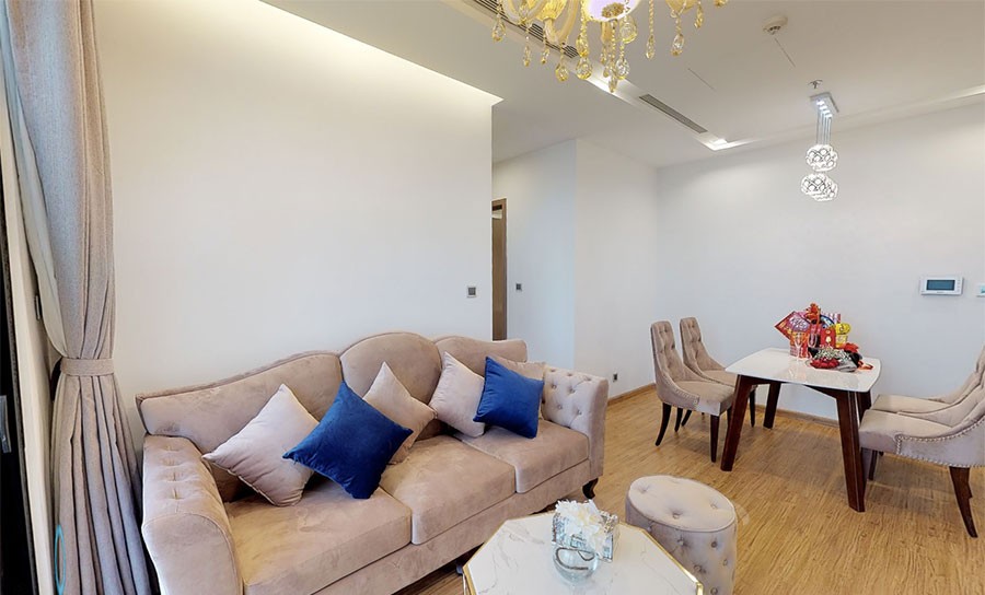 metropolis M23304 10 - Bán căn hộ 2 ngủ Metropolis tòa M2 – View Hồ Tây