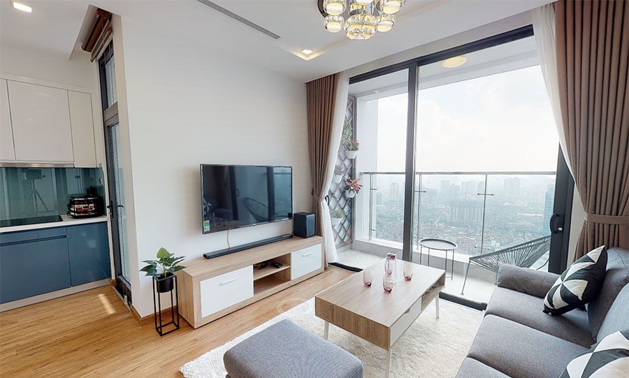 metropolis m24211A 4 - Cho thuê căn hộ 76.41m2, 2 Ngủ Đủ đồ – 1200usd