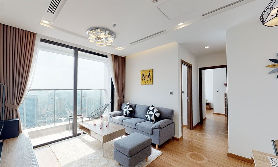 metropolis m24211A 6 - Cho thuê căn hộ 76.41m2, 2 Ngủ Đủ đồ – 1200usd